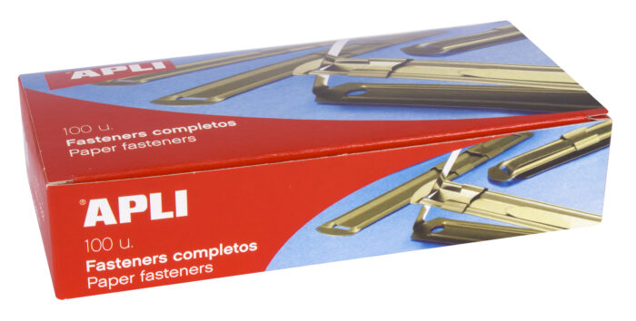 APLI FASTENERS METÁLICOS DORADOS 100 UDS