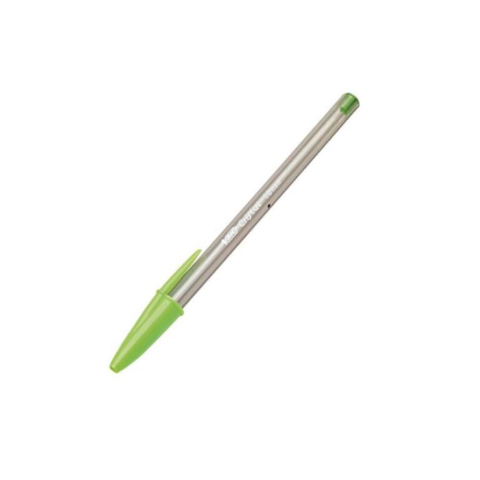 BOLIGRAFO BIC CRISTAL FUN VERDE LIMA