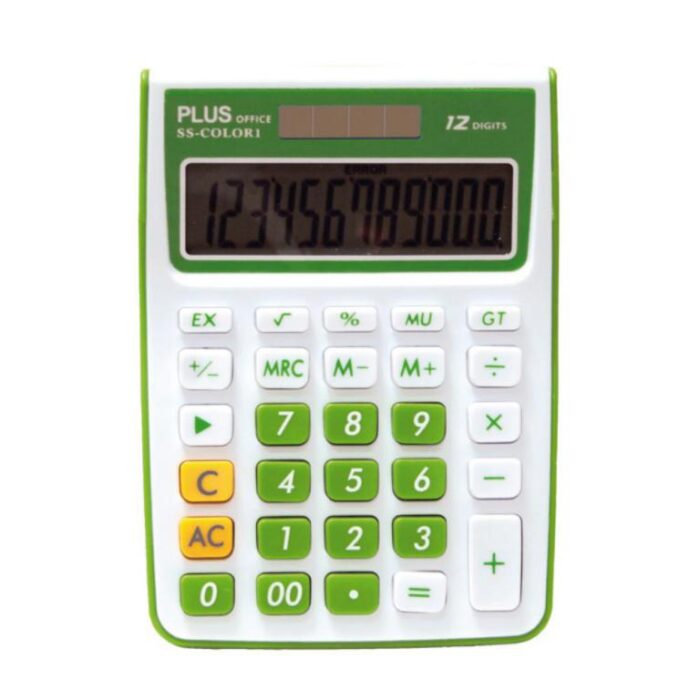 CALCULADORA PLUS SS-COLOR 1 VERDE