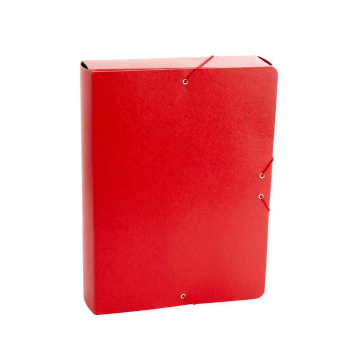 CARPETA #PROYECTOS 3CM GOFRADO ROJO