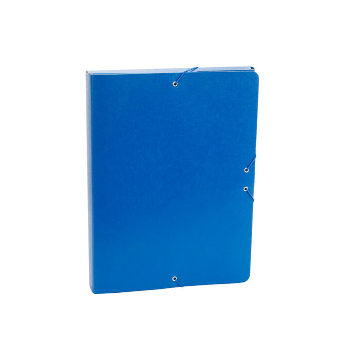 CARPETA #PROYECTOS 3CM GOFRADO AZUL