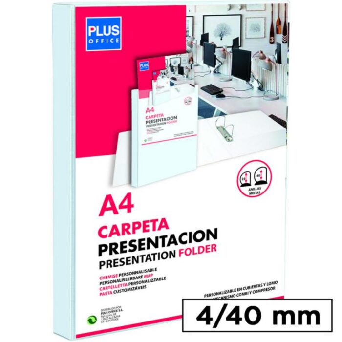 CARPETA PLUS PP A4 CANGURO 4A/40