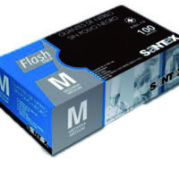 CAJA 100 GUANTES NITRILO TALLA S NEGRO - Imagen 2