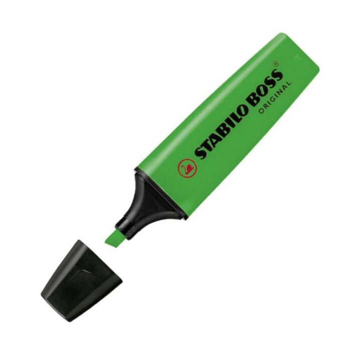 FLUORESCENTE STABILO BOSS VERDE