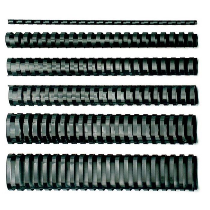 CANUTILLO REDONDO NEGR  6MM 25H 100U