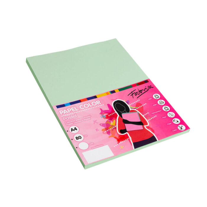 PAQ. 100H PAPEL 80G A4 VERDE