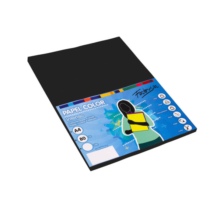 PAQ. 100H PAPEL 80G A4 NEGRO