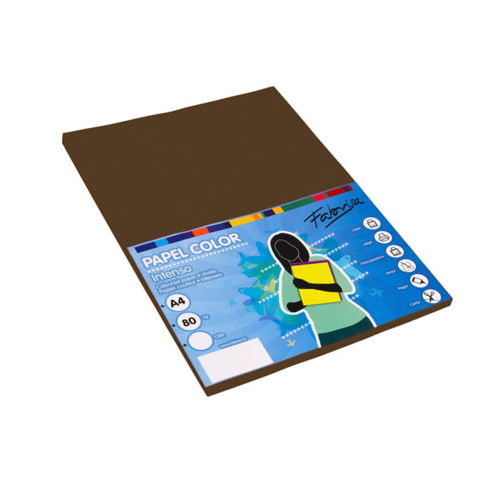 PAQ. 100H PAPEL 80G A4 MARRON