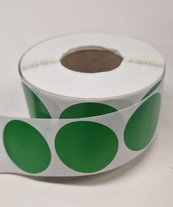 MILLAR ETIQ. REDONDA VERDE 40X40 REMOV
