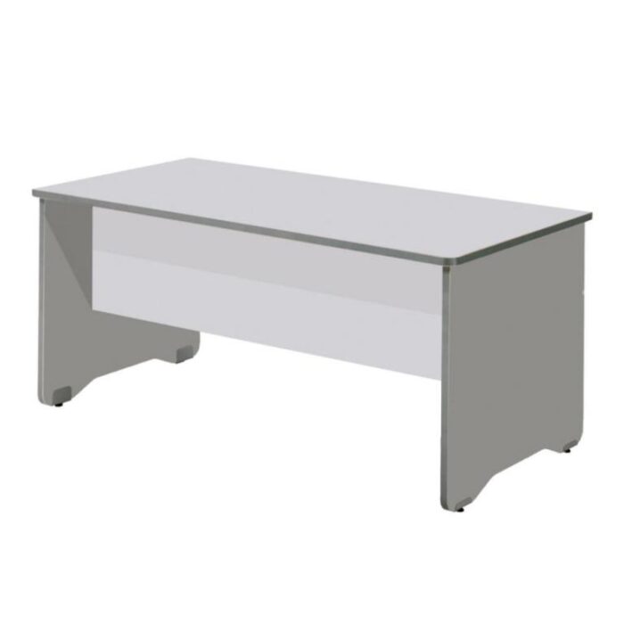 MESA ROCADA WORK 160X84CM ALUM/GRIS *
