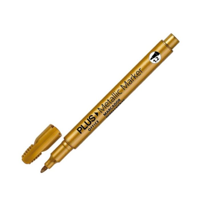 ROTULADOR PLUS METALLIC MARKER ORO