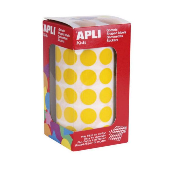 GOMETS APLI CIRCULO 15,0 AMARILLO