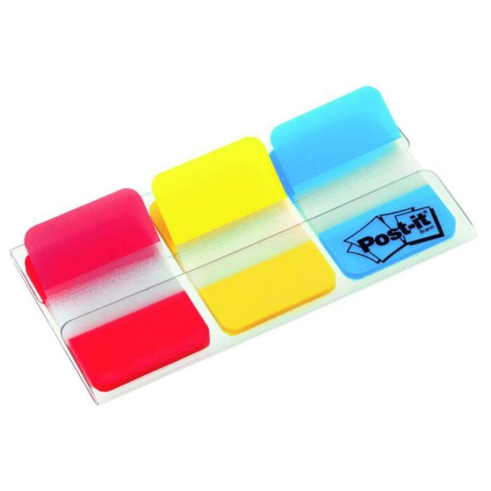 BANDERITA POST-IT 66 MARC.AZUL,ROJA,AMARILLA