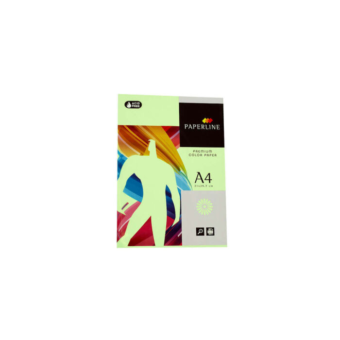 PAQ. 500H PAPEL 80G A4 500H VERDE CLARO