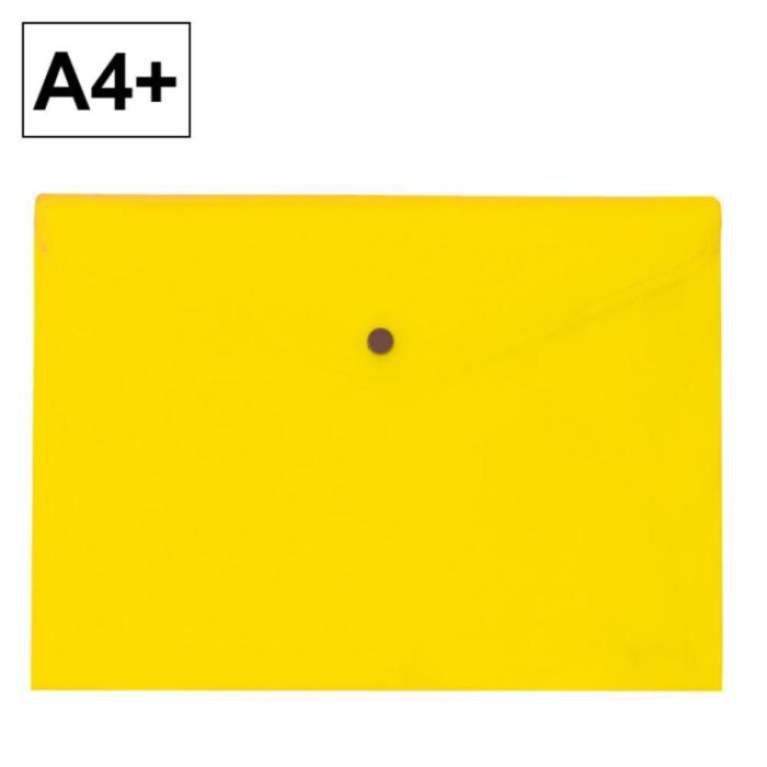 SOBRE PP PLUS A4 BROCHE APAIS.AMARILL